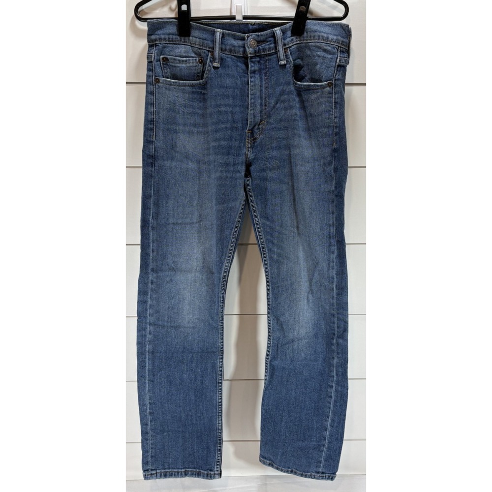 Levi's 513 Blue Men's Denim Jeans Pant Size 31x30 Medium Wash